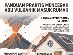 Biar Abu Vulkanik Tak Masuk Rumah, Begini Cara Cegahnya