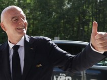 Video Gianni Infantino Nyapres Lagi untuk yang Keempat Kalinya