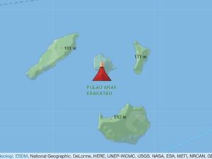 Gunung Anak Krakatau Kembali Erupsi Pagi Ini