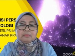Badan Geologi: Suara Dentuman di Jabar dari Erupsi Gunung Anak Krakatau