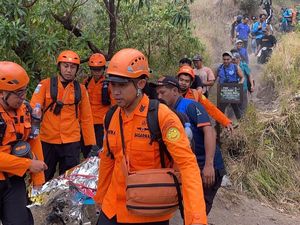 Pendaki Remaja Terpeleset Masuk Jurang di Gunung Agung