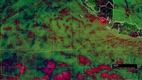 Ini Sebaran Abu Vulkanik Gunung Anak Krakatau