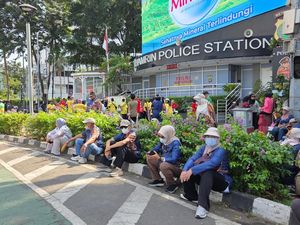 Abu Anak Krakatau Sampai Bundaran HI, Polisi Imbau Warga CFD Pakai Masker