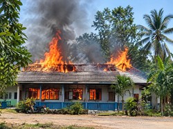 Tiga Ruang Kelas SDN 1 Pangkut Terbakar, Kerugian Ditaksir Ratusan Juta