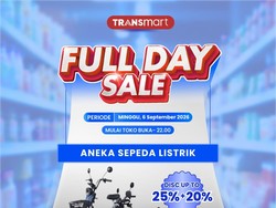 Beli Sepeda Listrik Dapat Diskon Jumbo di Transmart Full Day Sale