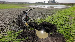 Waduk Sumberkepuh Mengering, Irigasi 400 Hektare Lahan Pertanian Terancam