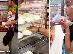 Jijik! Wanita Jilat Hotdog di Minimarket, Perusahaan Siap Tempuh Jalur Hukum