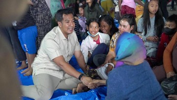 Legislator Gerindra Tinjau Pengungsi Gunung Sinabung untuk Pastikan Kebutuhan Dasar Terpenuhi