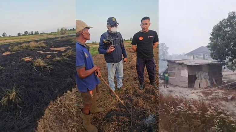 Karhutla di Desa Sungai Tendang, Warga Sempat Tolak Pemadaman hingga Cekcok