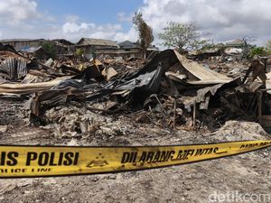 Api Padam Hari Ketiga, Kebakaran Nakula Denpasar Masih Berasap