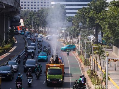Water Mist Digencarkan untuk Tekan Polusi Udara Jakarta