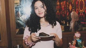 Amora Lemos Rayakan Ultah ke-15, Hadirkan Kue Spesial Bentuk Moana