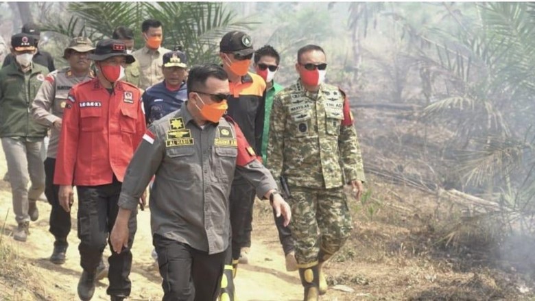 Karhutla Jambi Tersisa 2 Titik, Al Haris: Dalam Pemadaman