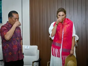 Kunjungan ke Lombok, Putri Mahkota Swedia Disuguhi Sate hingga Ayam Taliwang