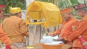 Pemangku Adat Kahayan Hilir Pulpis Gelar Ritual Memanggil Hujan
