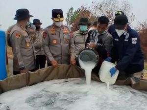 Surfaktan Jepang Diuji ke Bara Gambut, Suhu Diklaim Jadi 20 Derajat Celcius