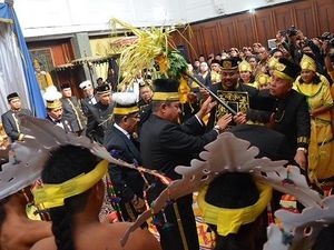 Mengenal Tiang Ayu dalam Upacara Erau Kutai