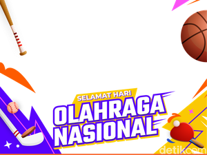 10 Twibbon Hari Olahraga Nasional 2026, Yuk Ramaikan di Medsos!