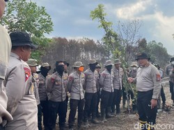 25 Serdik dari Sespimti dan Sespimmen Ikut Tangani Karhutla di Kalsel