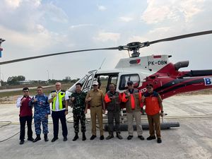 Karhutla Samarinda Meningkat, Heli Water Bombing Dikerahkan ke Bantuas