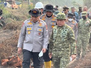 Kapolda Riau dan Pangdam Cek Karhutla di Inhu, Tegaskan Upaya Kolaboratif