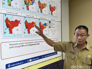 Peta Kalbar Memerah, BPBD: Jangan Diartikan Semua Wilayah Terbakar