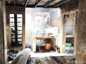 Rumah Terbakar di Penatih, Pemilik Terluka-Sertifikat Rumah Hangus