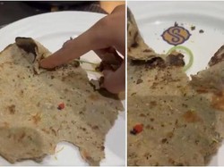 Lagi Asyik Makan, Pengunjung Ini Nemu Karet Gelang di Dalam Roti!