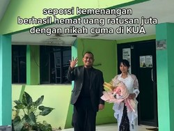 Viral Pasangan Nikah di KUA Demi Hemat Ratusan Juta, Bisa Beli Rumah Cah