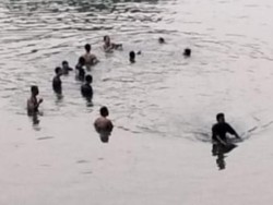 Pelajar 15 Tahun Tenggelam Saat Berenang di Sungai Lematang Muara Enim