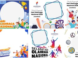 15 Link Twibbon Hari Olahraga Nasional 2026 Siap Pakai, Lengkap dengan Ucapan