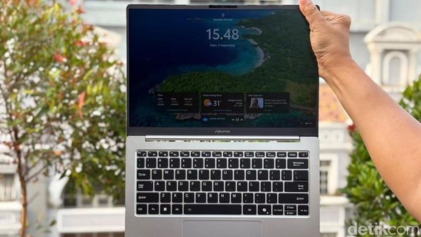 Wujud Advan Air Neo, Laptop Super Tipis dengan Prosesor Baru Intel