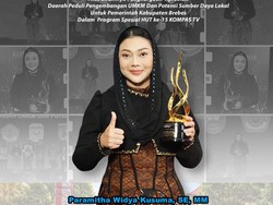 Bupati Brebes Paramitha Raih Penghargaan Daerah Peduli UMKM-Potensi Lokal 2026