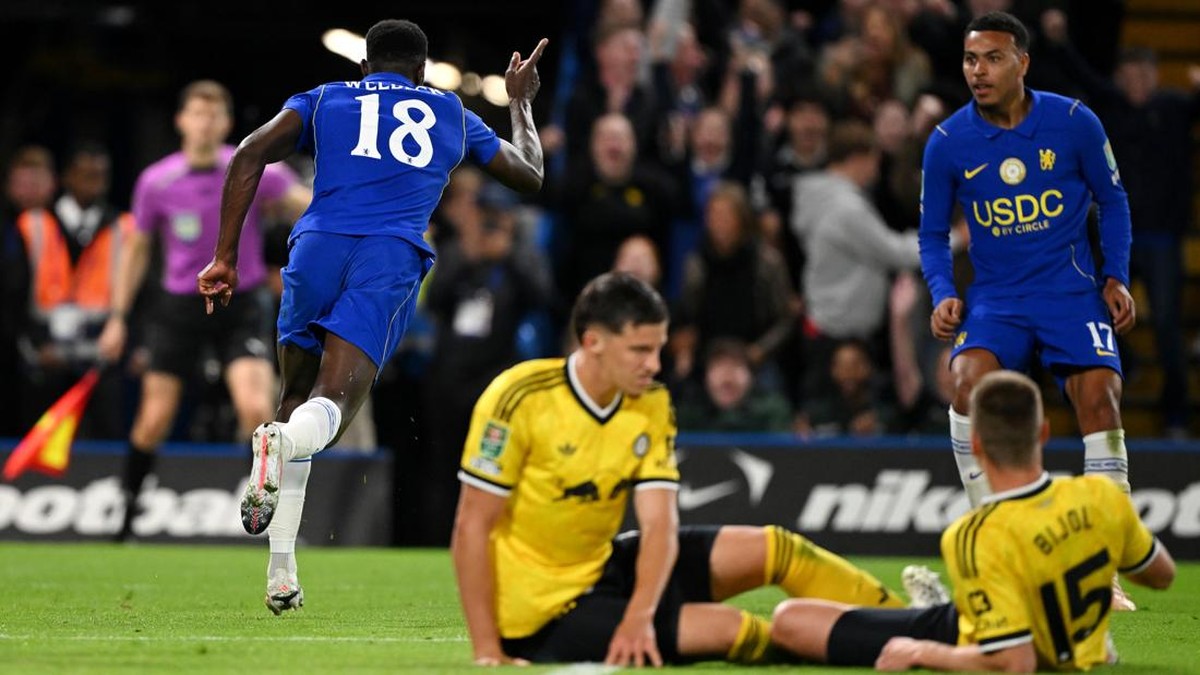 Chelsea menang 6-3 atas Leeds United di Carabao Cup 2026/2027. (Foto: Mike Hewitt/Getty Images)