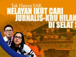 Tak Hanya SAR, Nelayan Ikut Cari Jurnalis-Kru Hilang di Selat Sunda