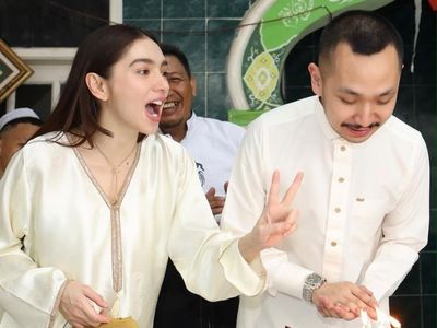 Angel Karamoy Temani Gusti Ega Rayakan Ultah Sambil Santunan ke Anak Yatim