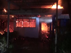 Rumah di Yosowilangun Lumajang Ludes Terbakar gegara Korsleting Pompa