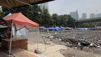 Menilik Pasar Taman Puring Setahun Pascakebakaran, Pedagang Kini Buka Tenda