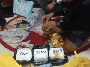Wanita di Balikpapan Ditangkap, Simpan 2,9 Kg Sabu-Ribuan Ekstasi di Kamar