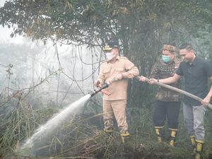 Rp 760 M Disiapkan untuk Karhutla 7 Provinsi, Pemprov Kalteng Diminta Gerak Cepat