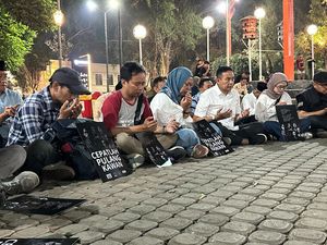 Doa Keselamatan untuk 5 Jurnalis Hilang di Anak Krakatau dari Malang