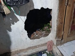 Tak Ada Takutnya, Maling Pasuruan Lubangi Tembok Rumah Lalu Gondol Motor