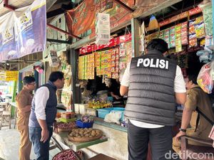 Jaga Stabilitas Harga, Satgas Pangan Polres Blitar Kota Sidak ke Pasar