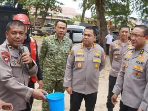 Serdik Sespimti Teliti Uji Coba Serbuk Hartindo Tangani Karhutla Kaltim