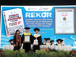 STMM Yogyakarta Catat Rekor MURI 1.541 Karakter Animasi