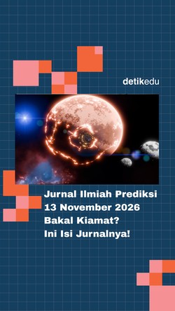 Video: Jurnal Ilmiah Prediksi 13 November 2026 Bakal Kiamat? Ini Isi Jurnalnya!