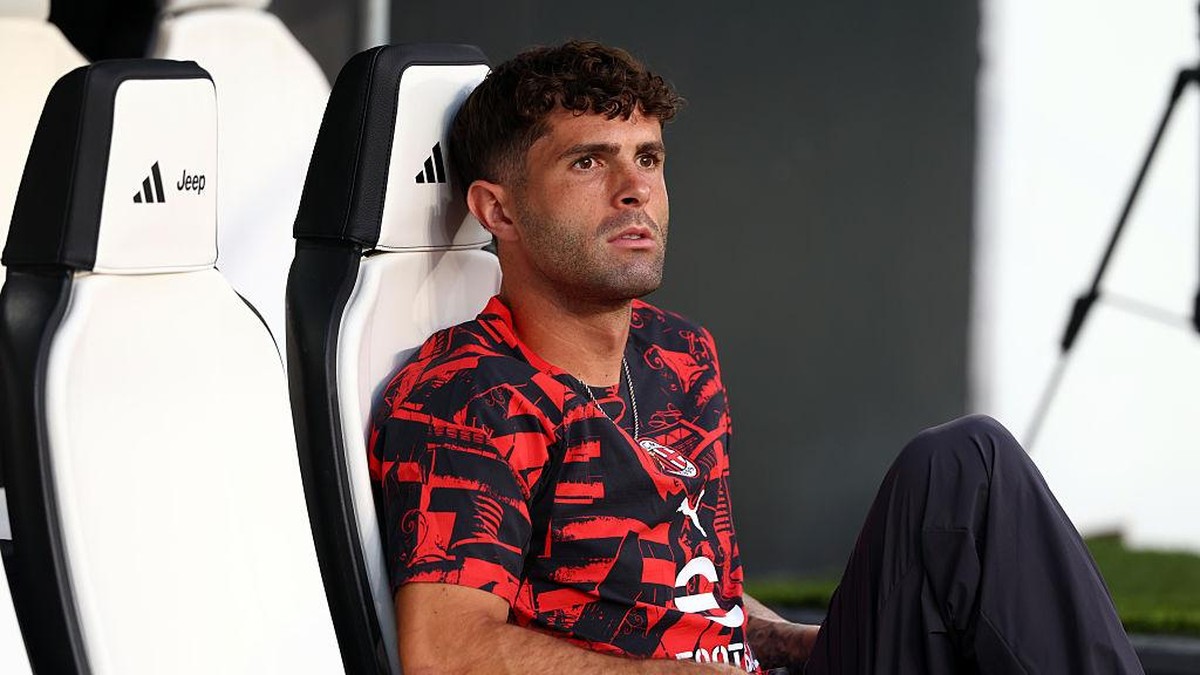 Pulisic belum diturunkan sama sekali musim ini. Foto: AC Milan via Getty Images/Giuseppe Cottini
