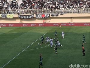 PSS Sleman Tertinggal 0-1 dari Madura United di Babak Pertama
