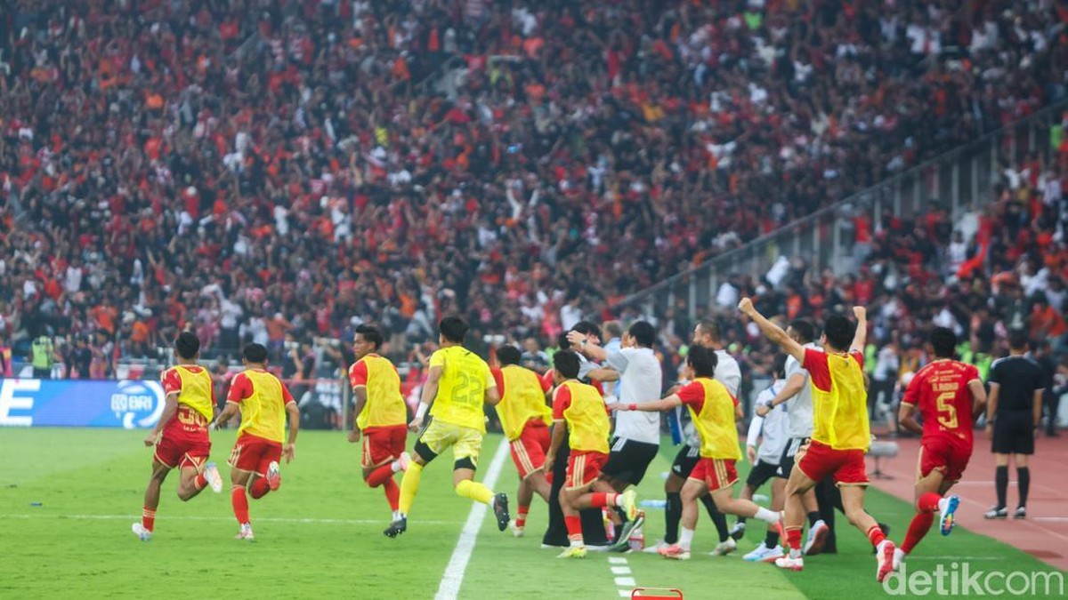Persija Jakarta akhiri puasa kemenangan tiga tahun atas Persija Jakarta. (Gilang Faturahman/detikfoto)
