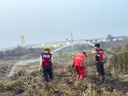 Polres OKI Padamkan Karhutla 45,6 Ha, Patroli hingga Edukasi Digencarkan